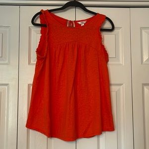Like New Time and Tru Coral Sleeveless Blouse